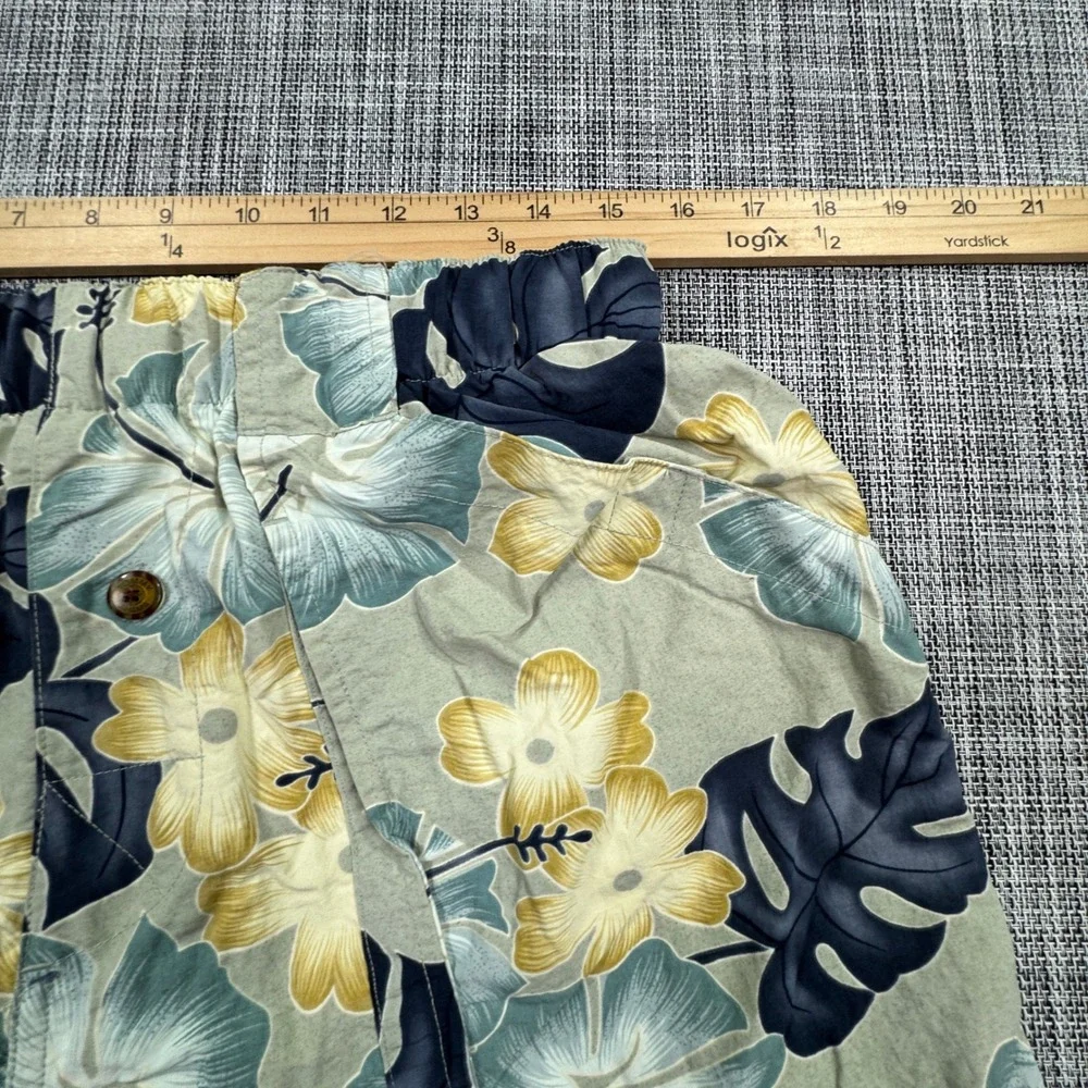 Tommy Bahama Mens Swim Trunks Medium Bungalow Island Floral Nylon Mesh Lined